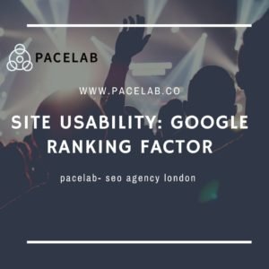 "Site Usability" pacelab- seo agency london